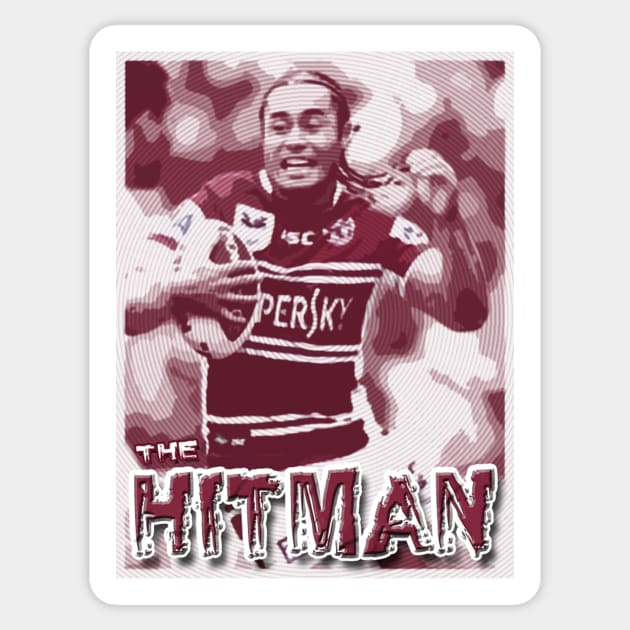 Manly Sea Eagles - Steve Matai - THE HITMAN Sticker by OG Ballers